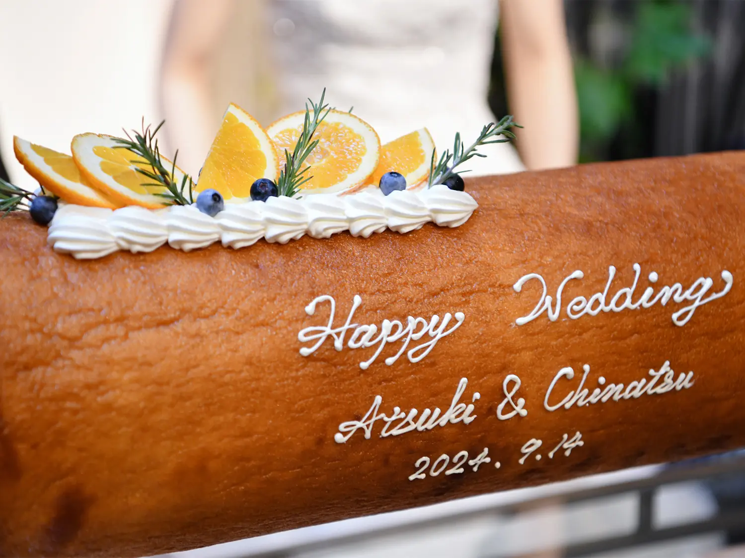 オリジナルのウエディングケーキ