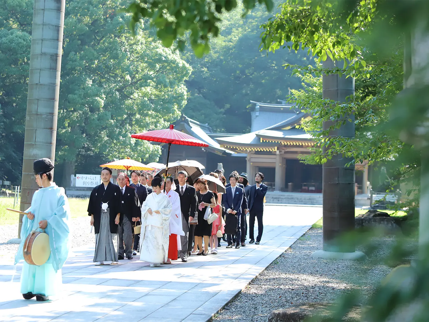 伊奈波神社や岐阜護国神社で本格神前式。会場からのアクセスも◎
