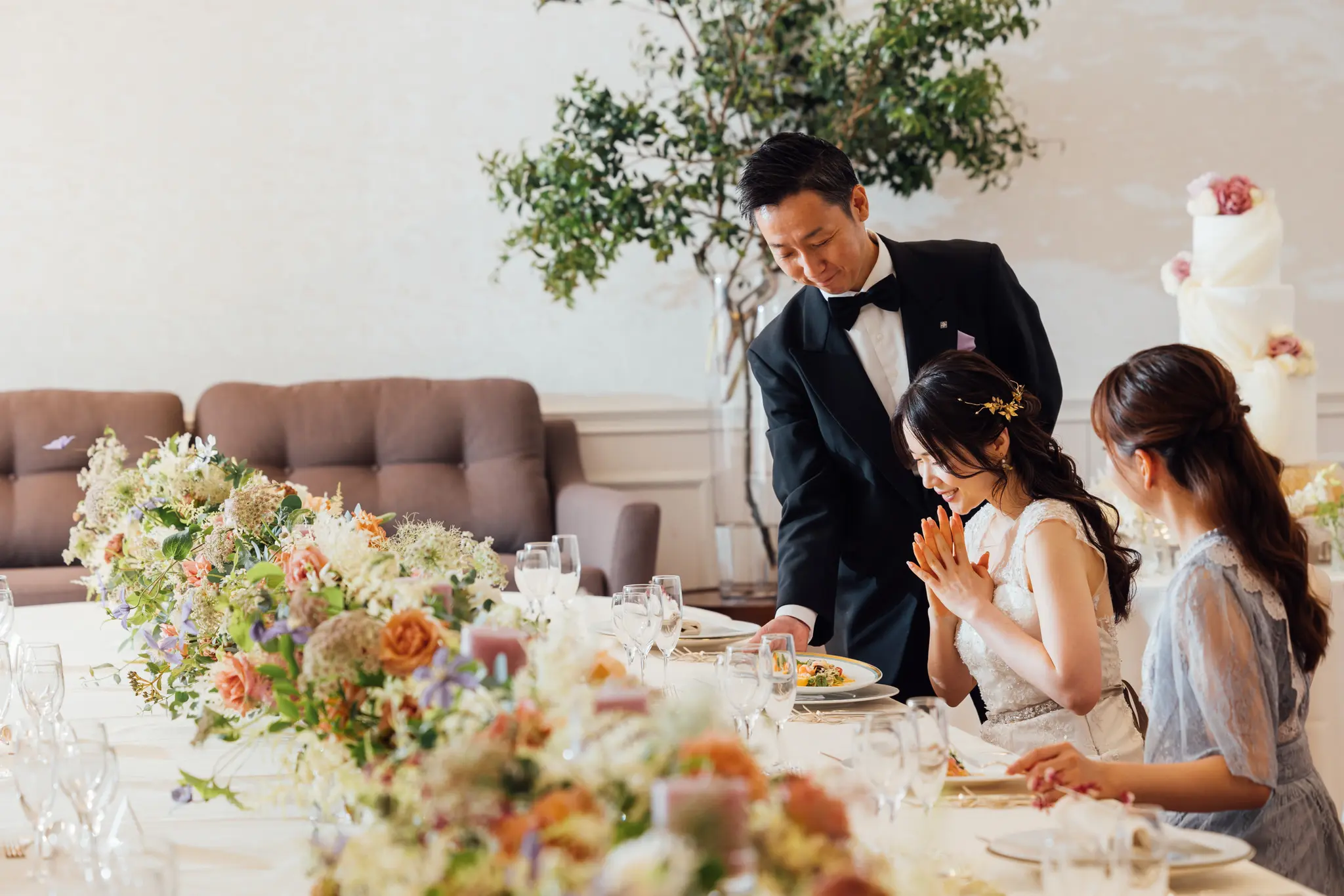 おふたりらしさを支えるプロのおもてなし